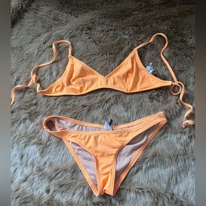 J Crew orange bikini size S